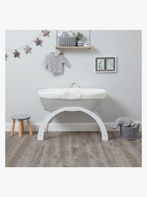 Shnuggle Dreami Moseskurv Sleep System, Grå