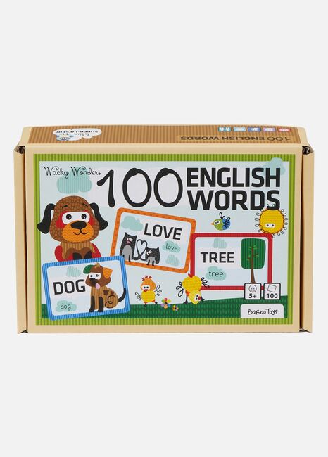 Barbo Toys Wacky Wonders Lær 100 Engelske Ord - Sæt