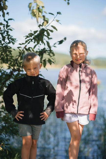 Lindberg Stormy  Vindtæt Vindtæt Fleecetrøje, Sort