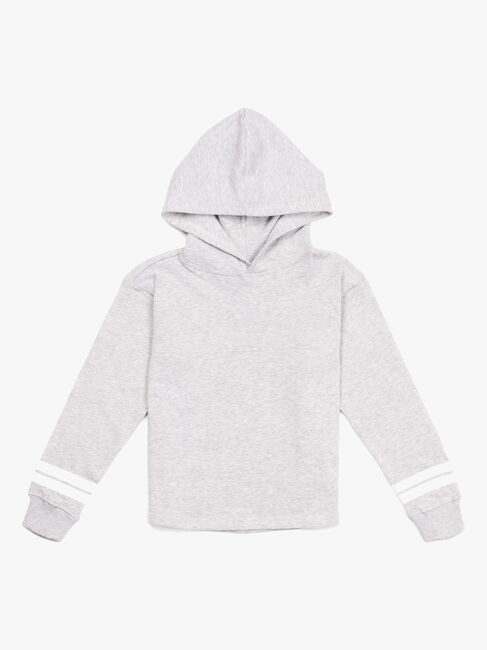 Luca & Lola Nella Hoodie, Grey Melange/Stripes