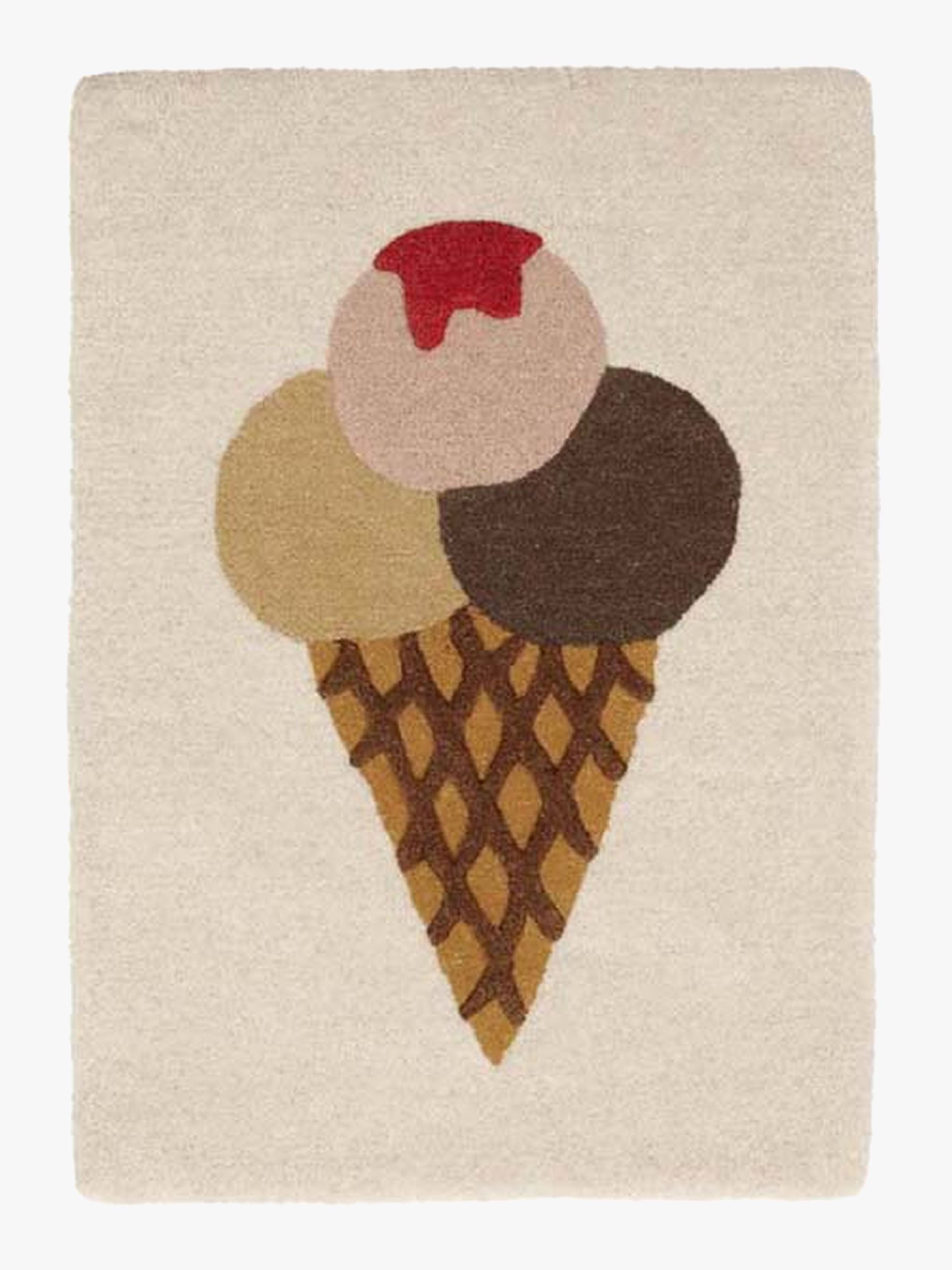 OYOY Ice Cream Tufted Miniature Gulvtæppe