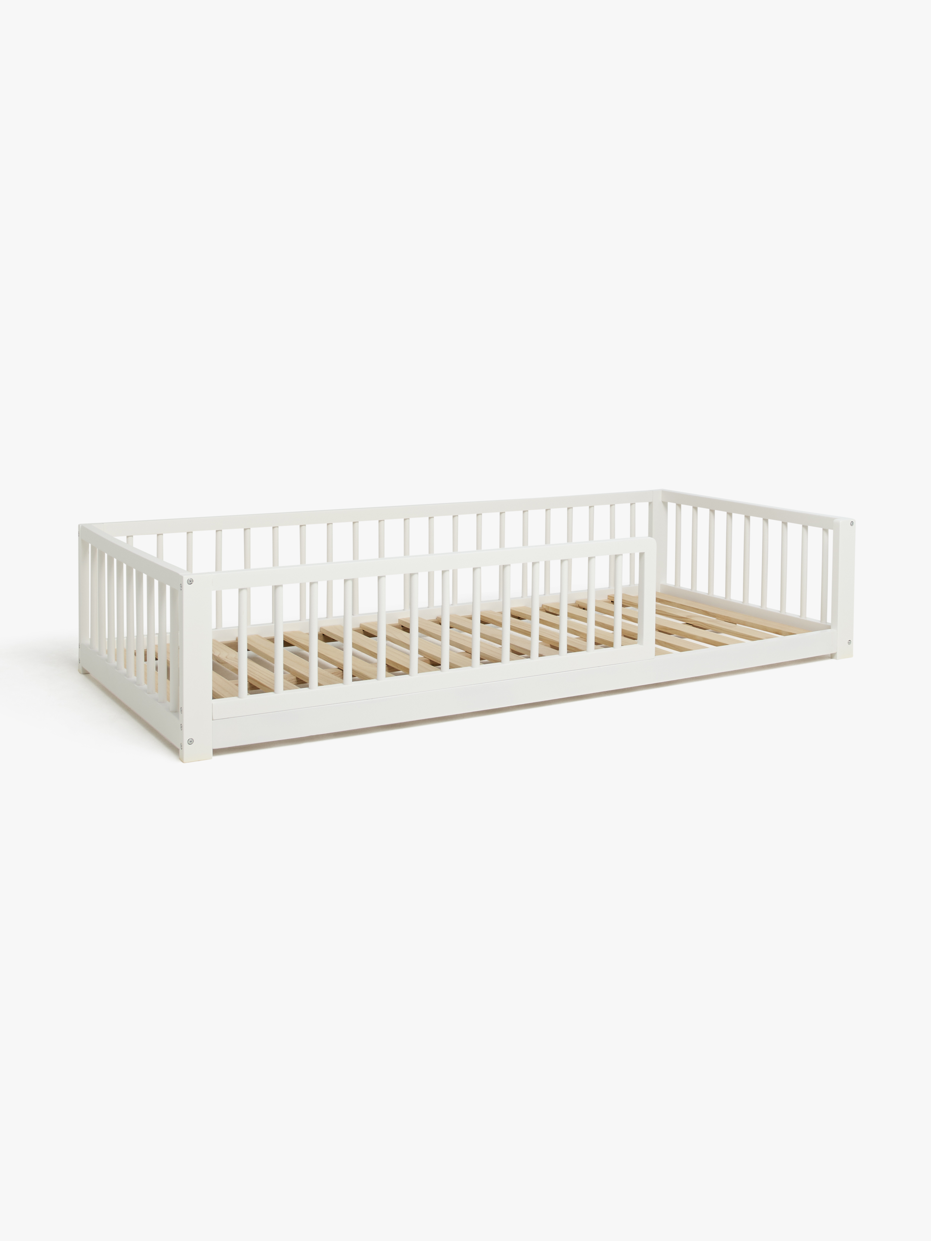 Minitude DYLAN Juniorseng/Montessoriseng 80 x 180, Hvid, Børnesenge