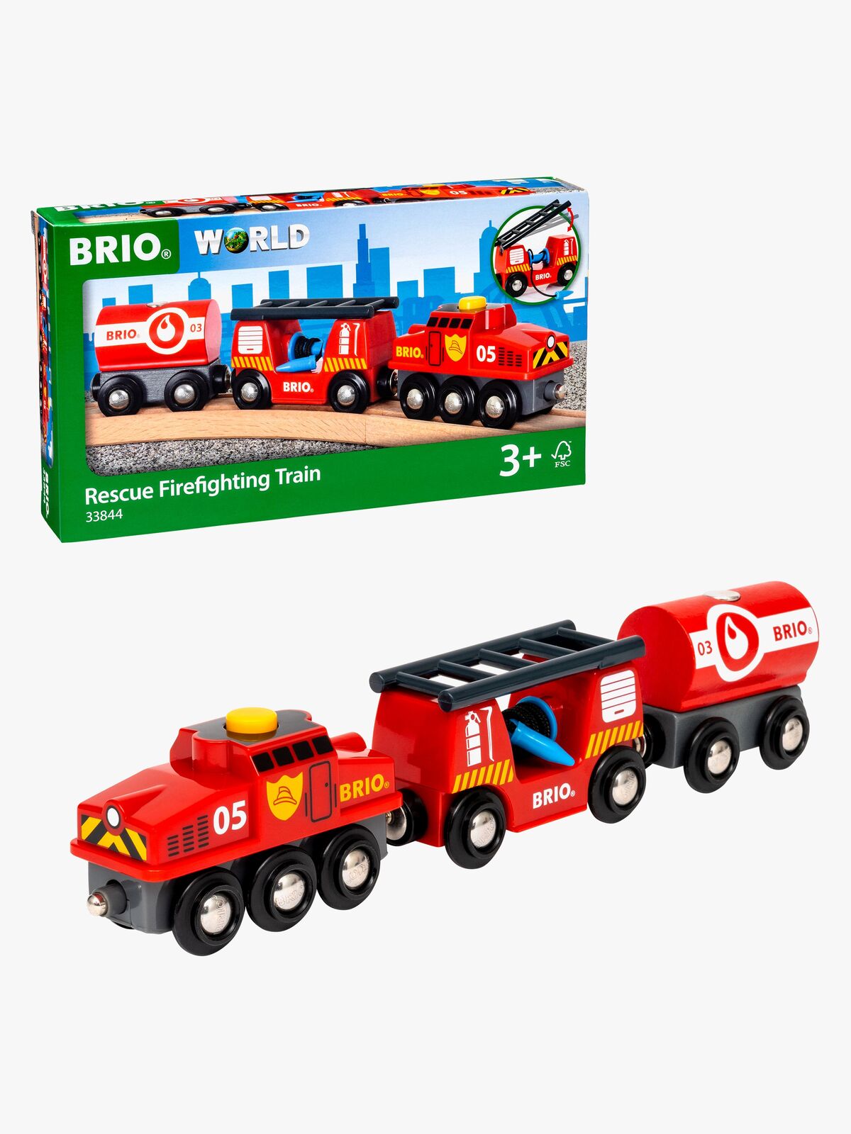 BRIO World 33844 Redningstog
