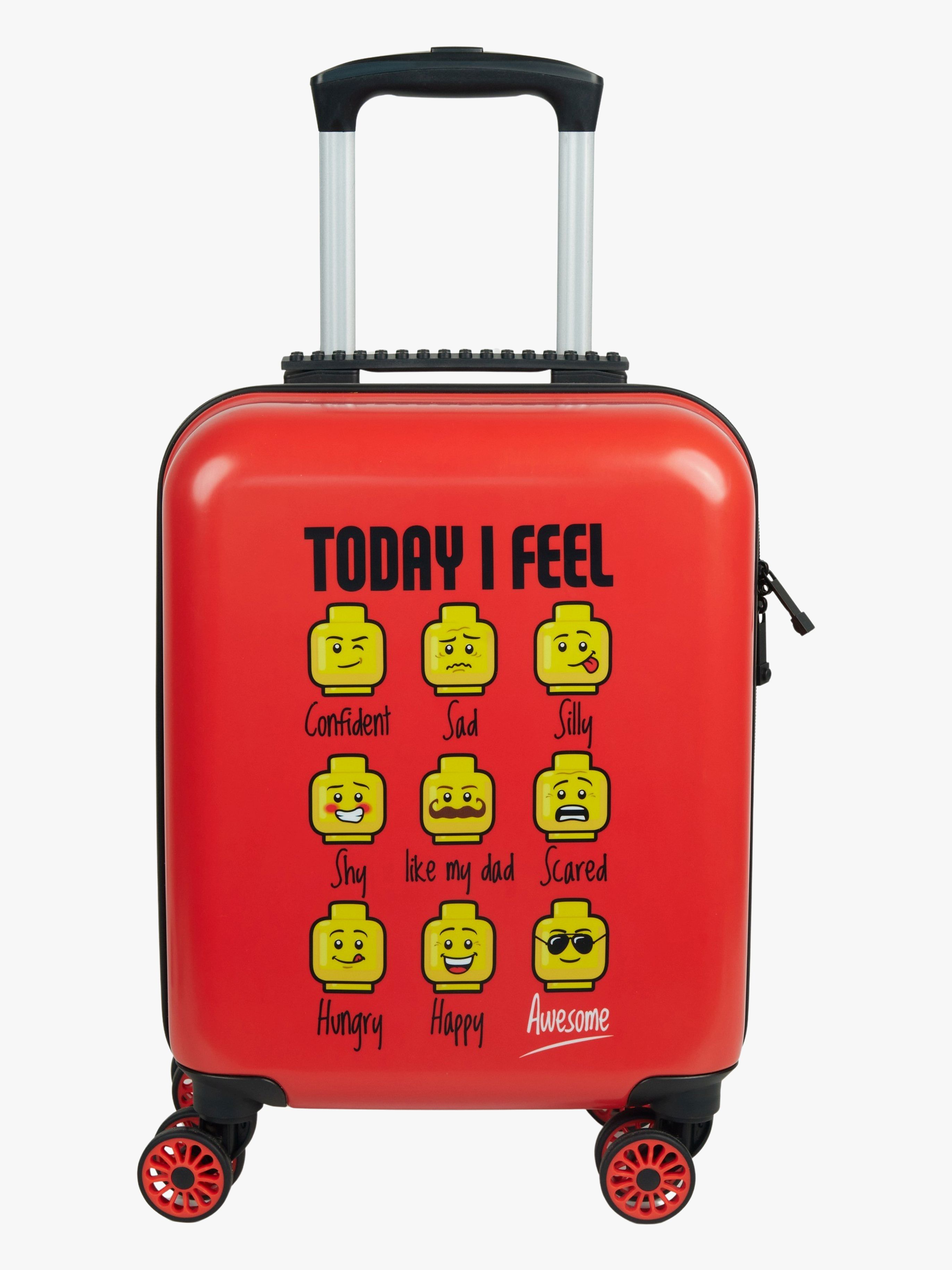 LEGO® Minifigures™ PLAY DATE TODAY I FEEL Kuffert 20L, Rød