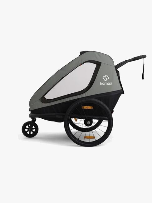 Hamax Traveller Cykelanhænger, Khaki Green/Black