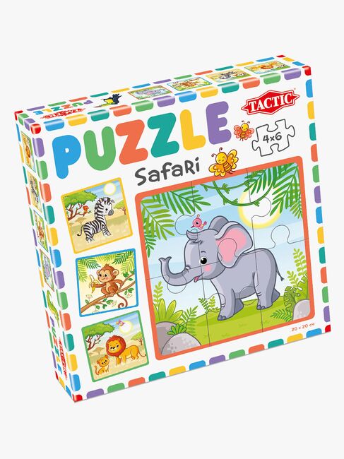 Tactic Puslespil Mit Første Puslespil Safari, 4x6 Brikker