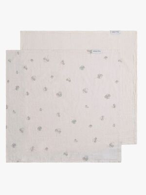 Baby's Only 65x65 Tæppe/ Stofble i Musselin 2-pak, Tender Linen
