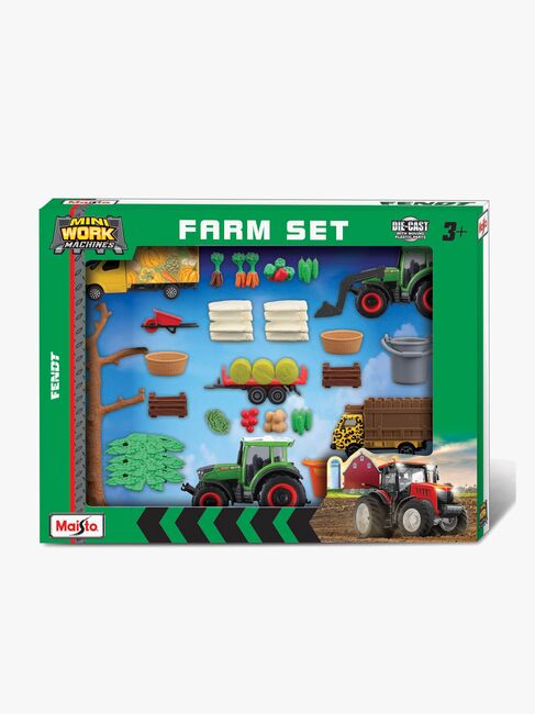 Maisto Mini Working Machines Super Bondegårdssæt Fendt
