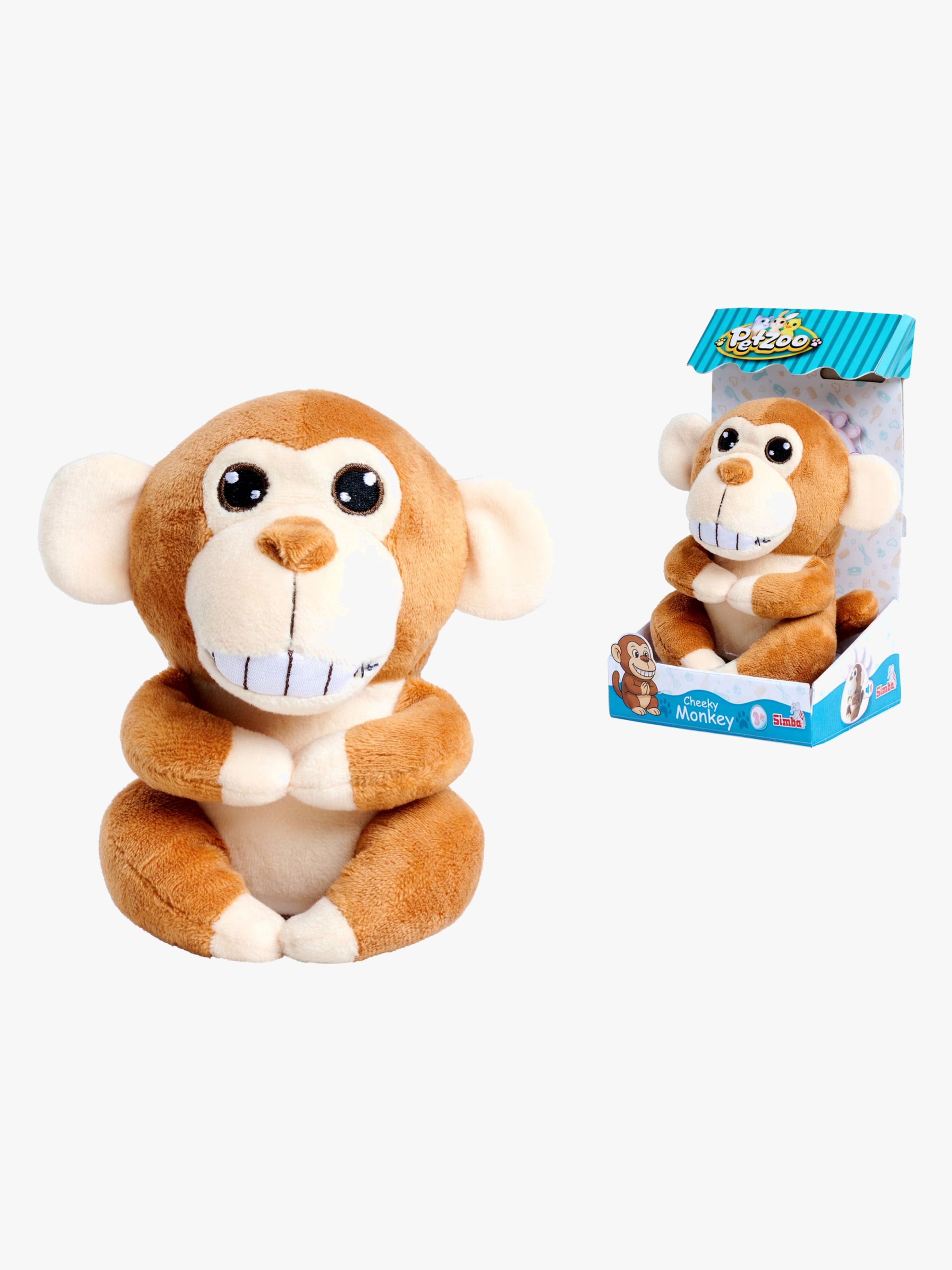 Simba Toys PetZoo Interaktiv Talende Abe