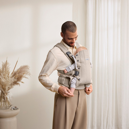 BabyBjörn Harmony Bæresele Woven, Light Beige Melange