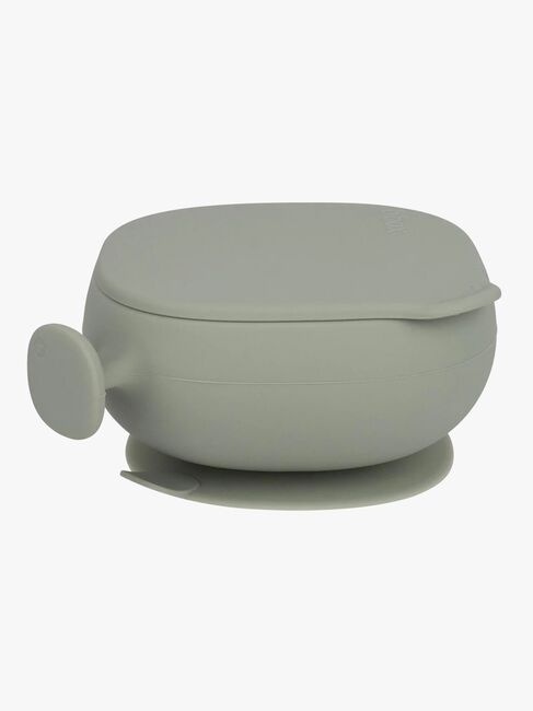 b.box Skål med Låg Silikone, Sage