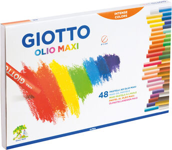 Giotto Olio Maxi Pastelkridt 48-pak
