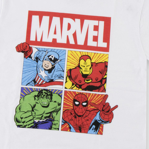 Marvel T-shirt, Hvid