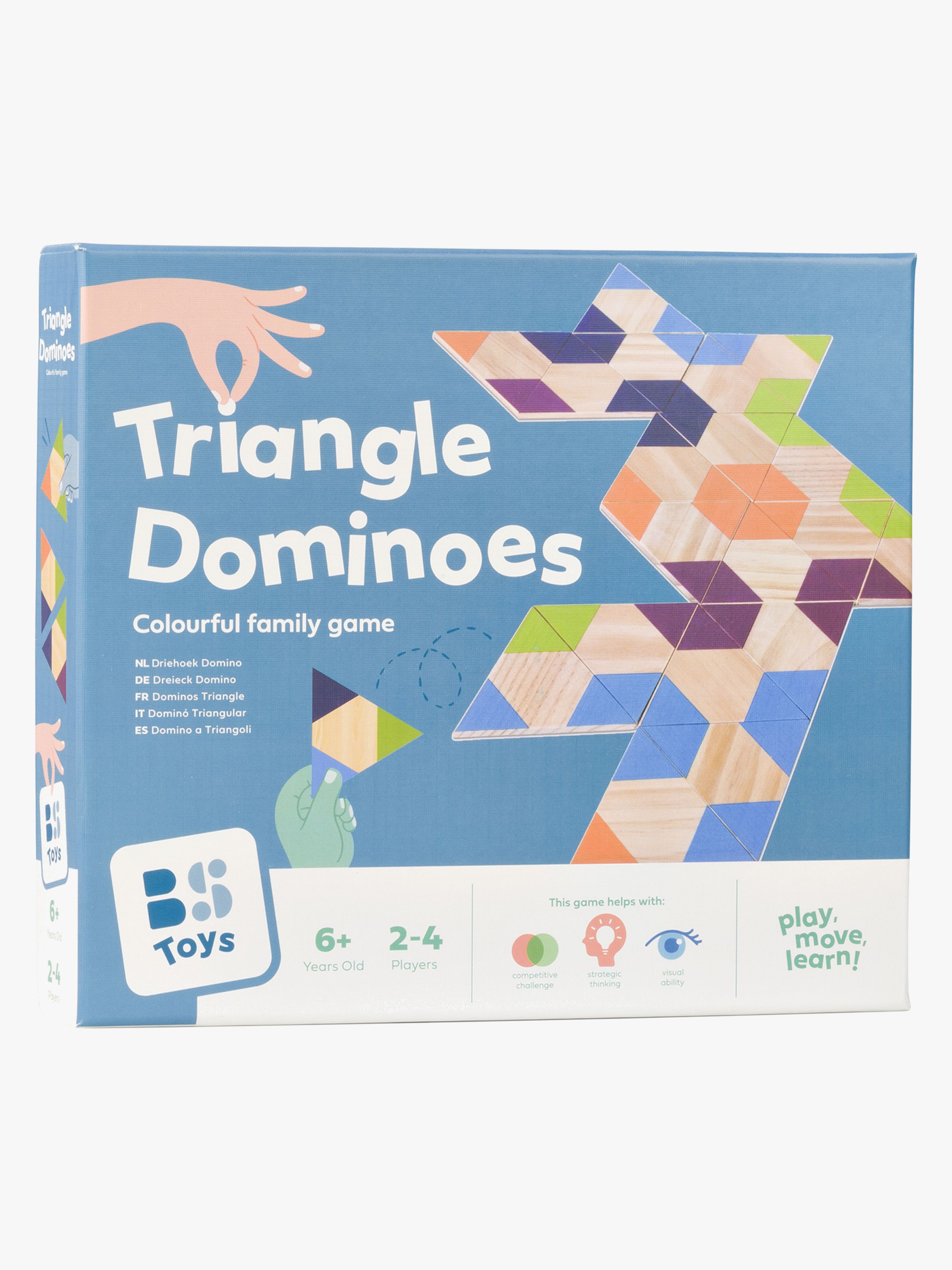 BS Toys Triangle Domino Børnespil