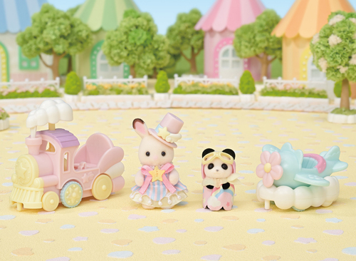 Sylvanian Families Legesæt Forlystelsespark Flyvemaskine & Tog