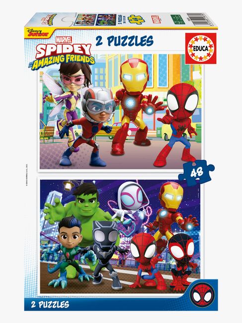 Educa Spidey and His Amazing Friends Puslespil 2x48 Brikker