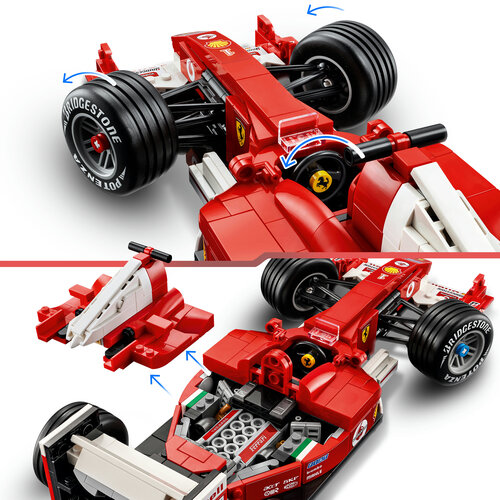 LEGO Icons 11375 Ferrari F2004 og Michael Schumacher