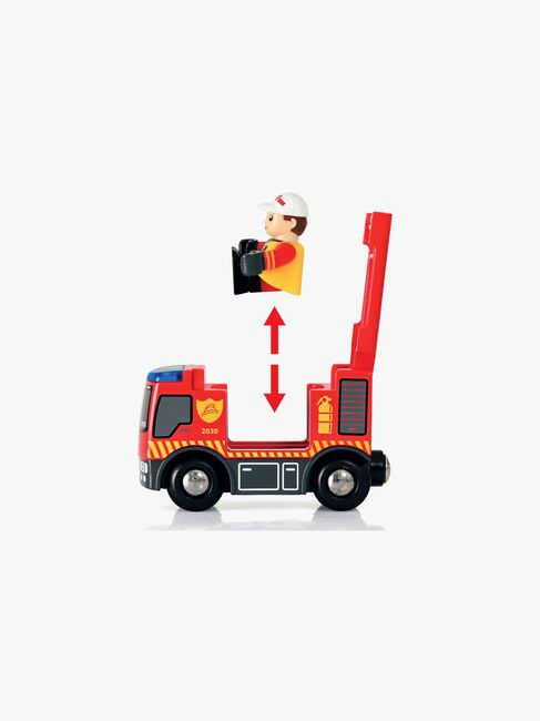 BRIO World 33815 Togsæt Med Brandmandstema