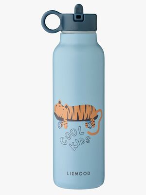 LIEWOOD Falk Drikkedunk 500 ml, Tiger/Beach blue