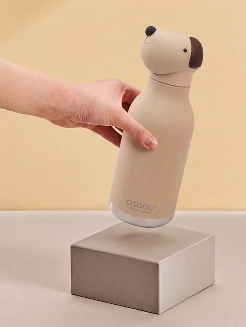 Asobu Bestie Drikkedunk Hund, Brun SBV44-BROWNDOG-4840_4a.jpg