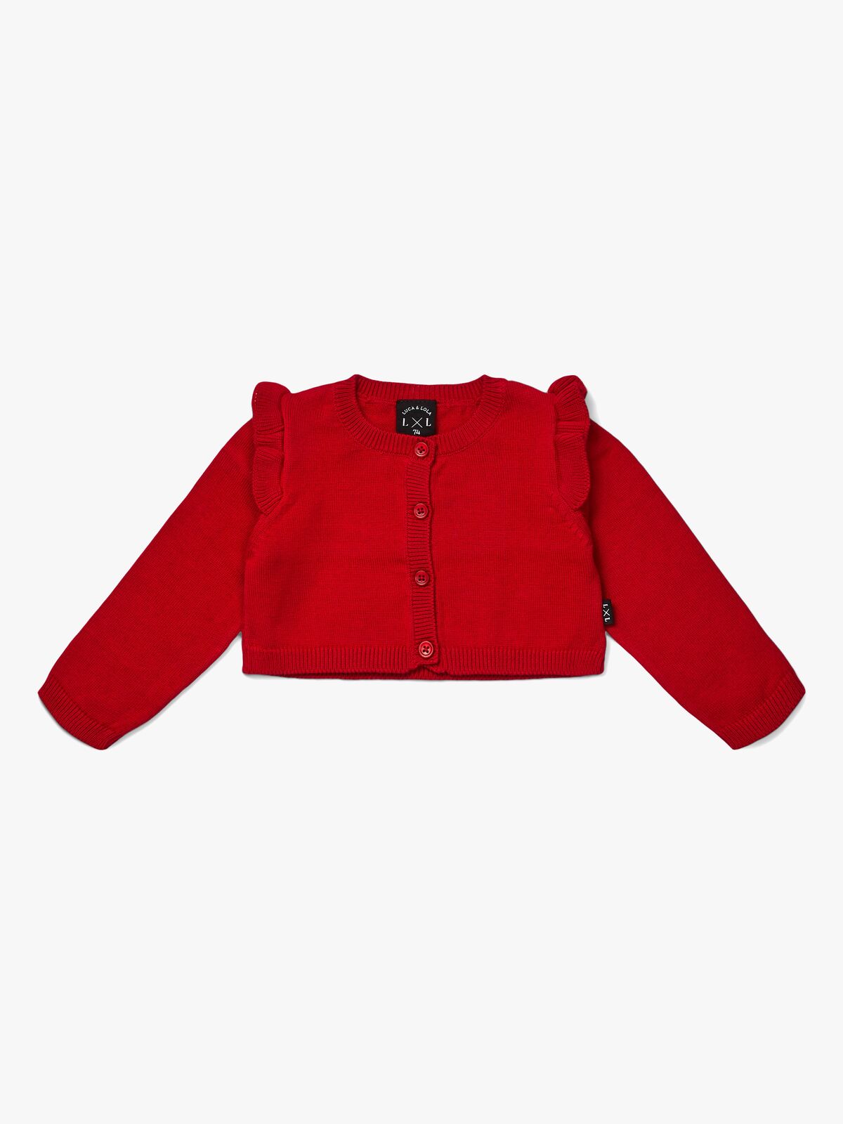 Luca & Lola Giana Cardigan Baby, Red