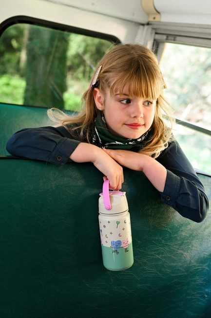 The Cotton Cloud Stainless Steel Drikkedunk, Dancing Hearts