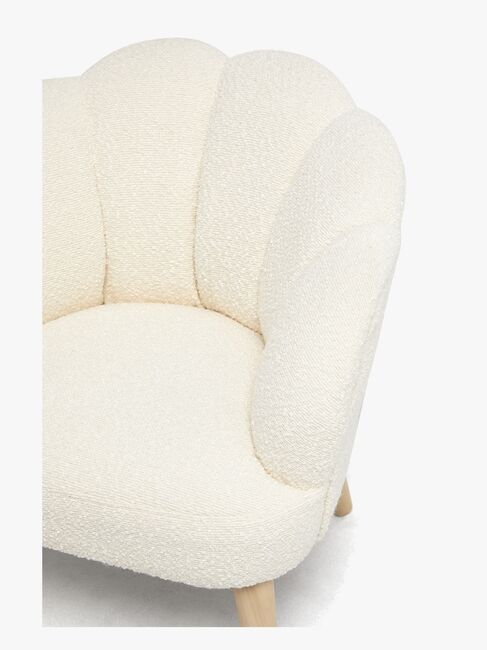 Alice & Fox Pearla Lænestol, Cream/Wood