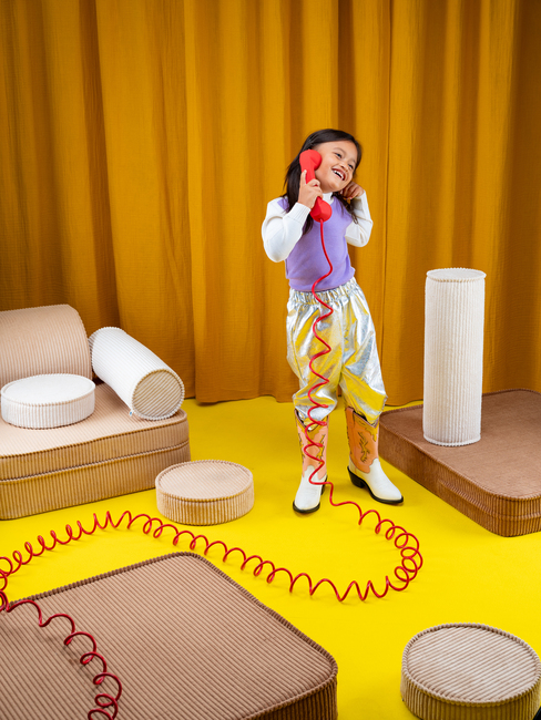 Wigiwama Play Bygbar Sofa 78x132 cm, Toffee