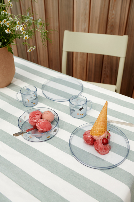 LIEWOOD Siva Tritan  Mønstret Spisesæt, Sea Creature/Sandy