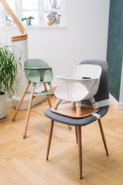 Ziza Barnesæde Bundplade, Natural/White