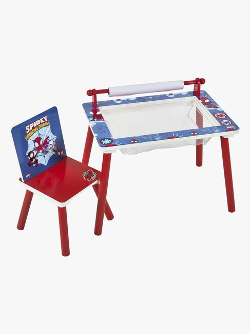 Marvel Spidey & His Amazing Friends Skrivebord med Stol, Rød