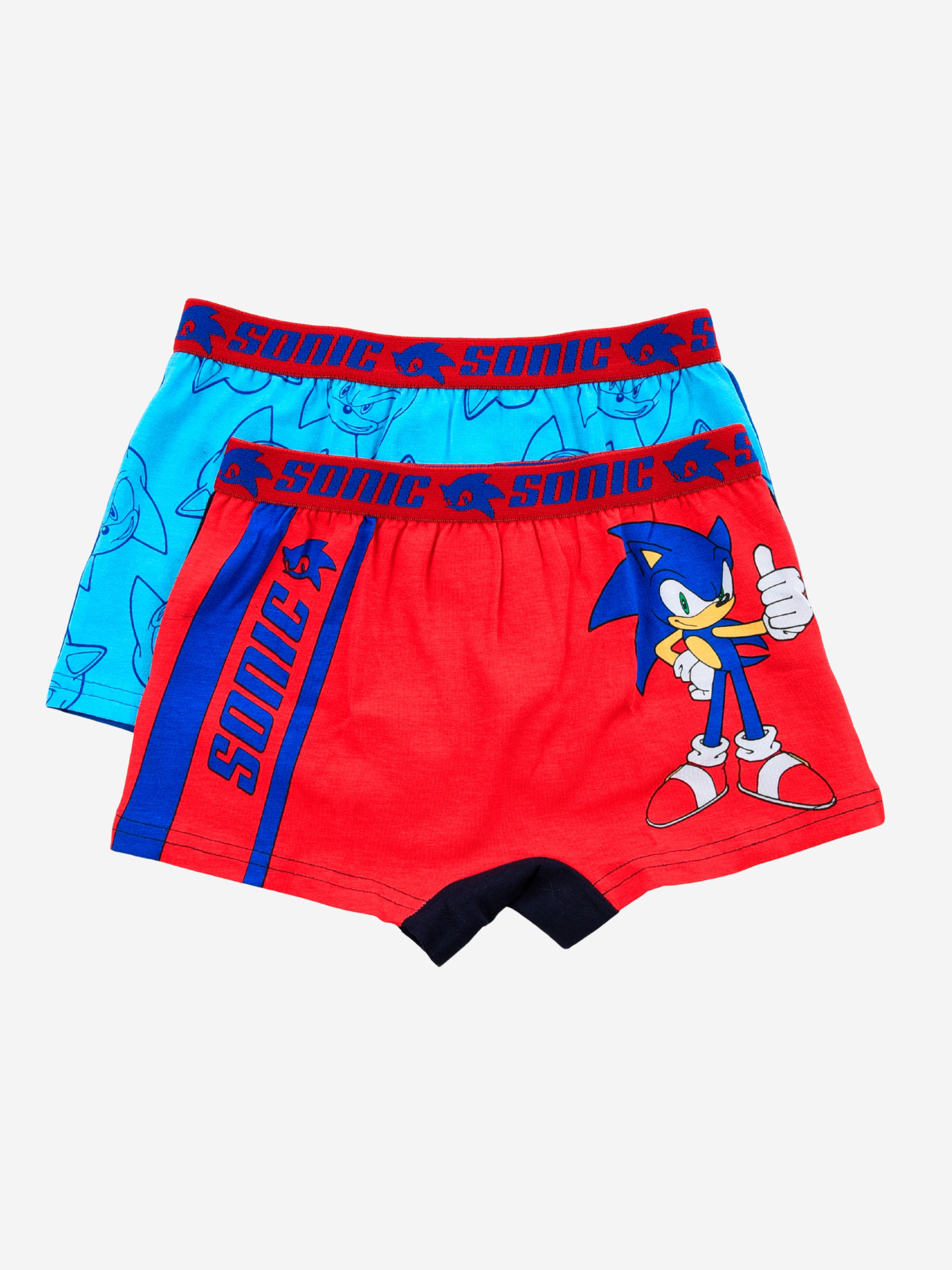 Sonic Boxer Underbukser 2-pak, Multifarvet, 122