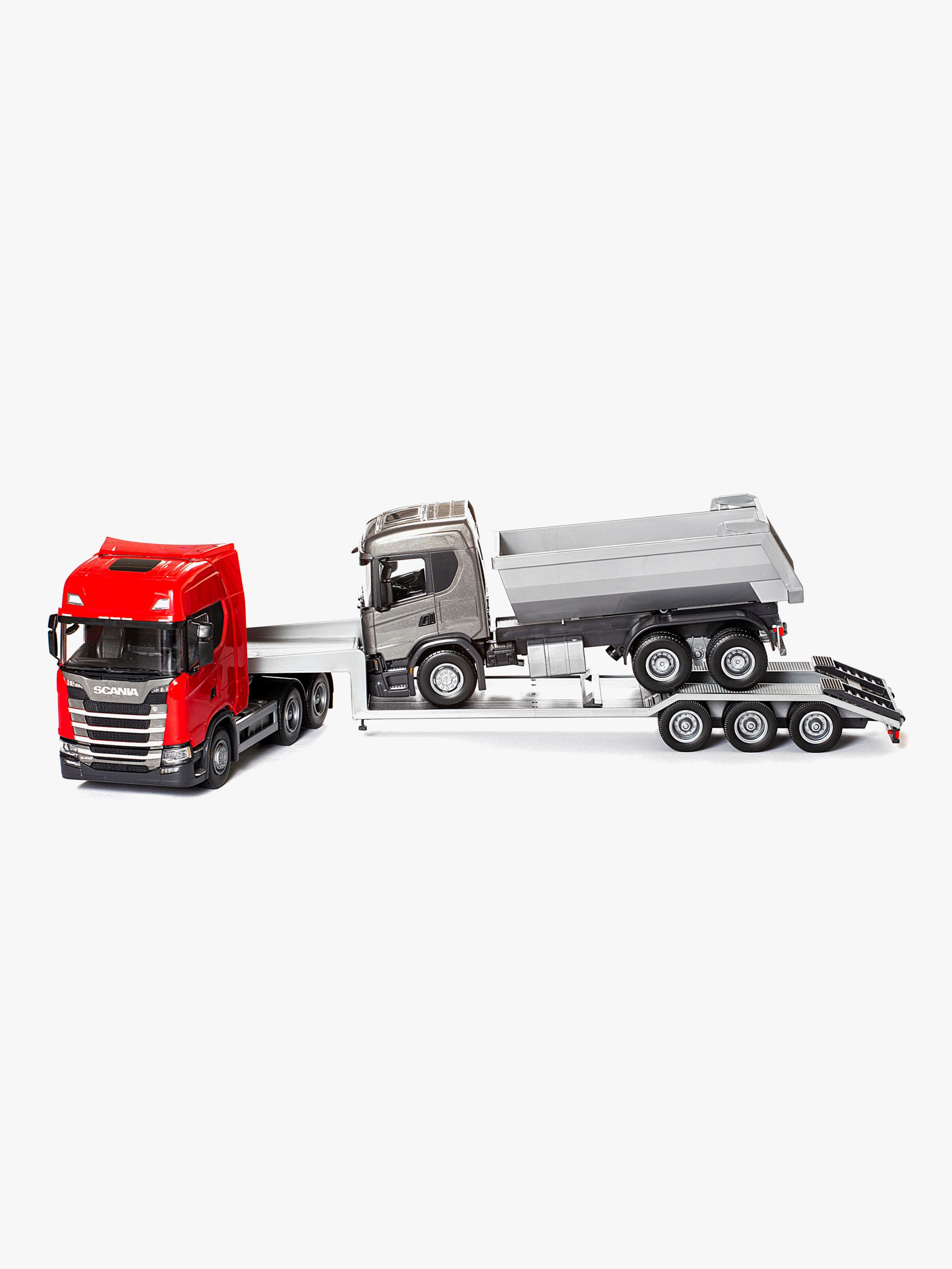 Emek Scania Blokvogn med Dumper, Rød