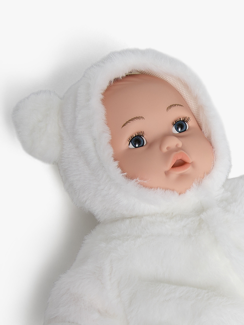 Cloudberry Castle Dukke med Dyredragt 40 cm, Hvid