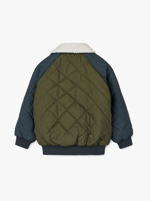 LIEWOOD Mira  Quiltet Jakke, Classic Navy/Army Brown