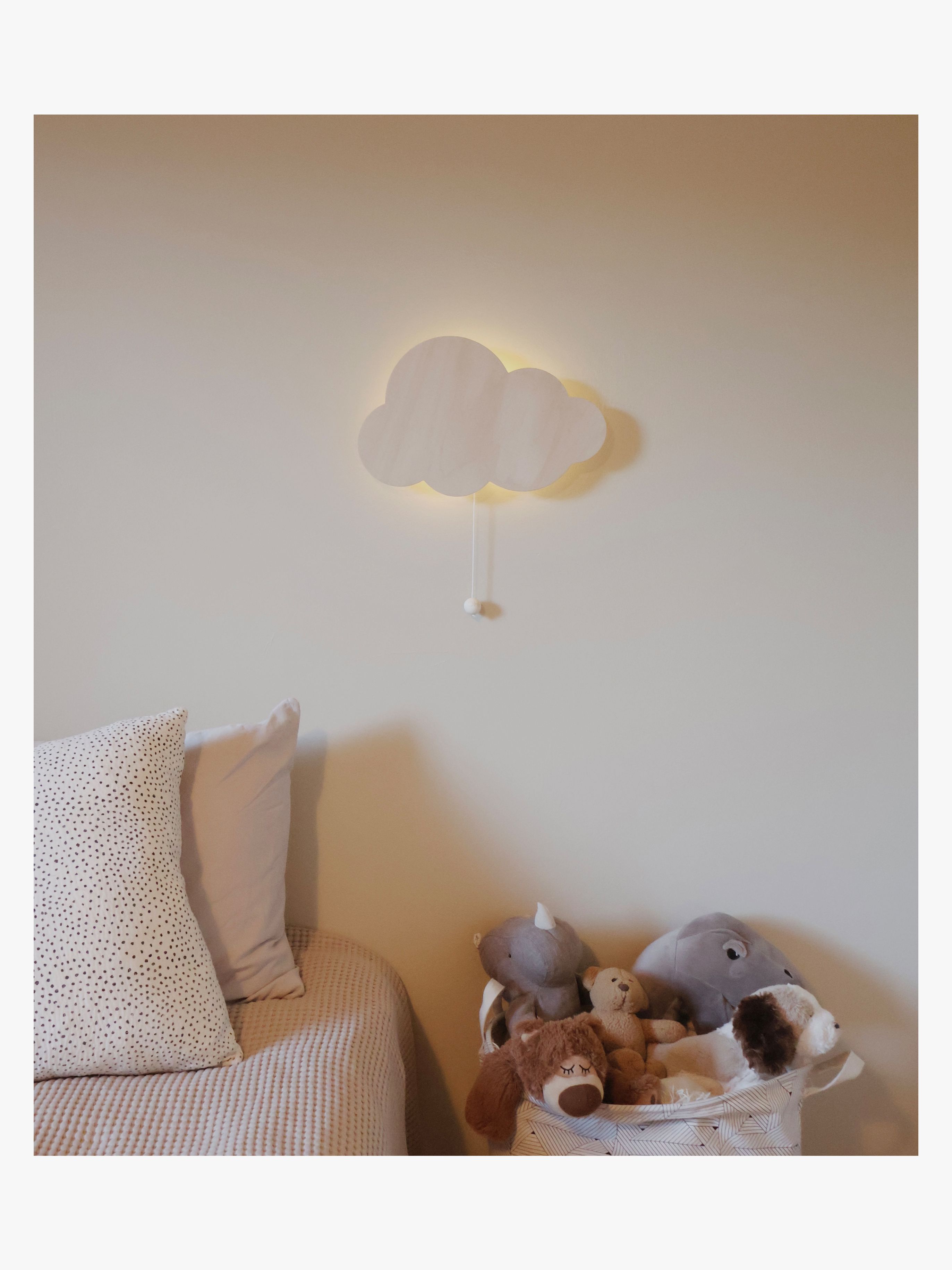 Oh, Poppy! Tove Cloud Væglampe Large, Børnelampe