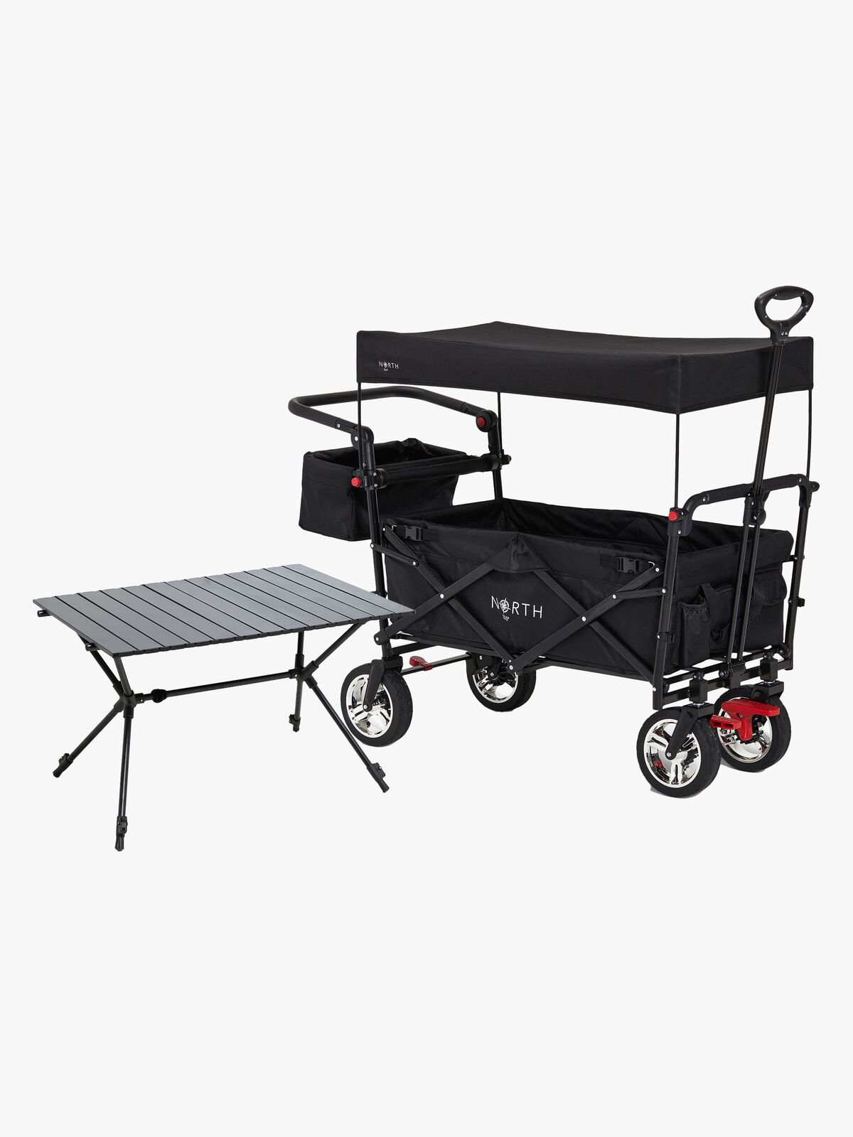 North 13.5 Porter Trækvogn inkl. Campingbord, Ivy Grey