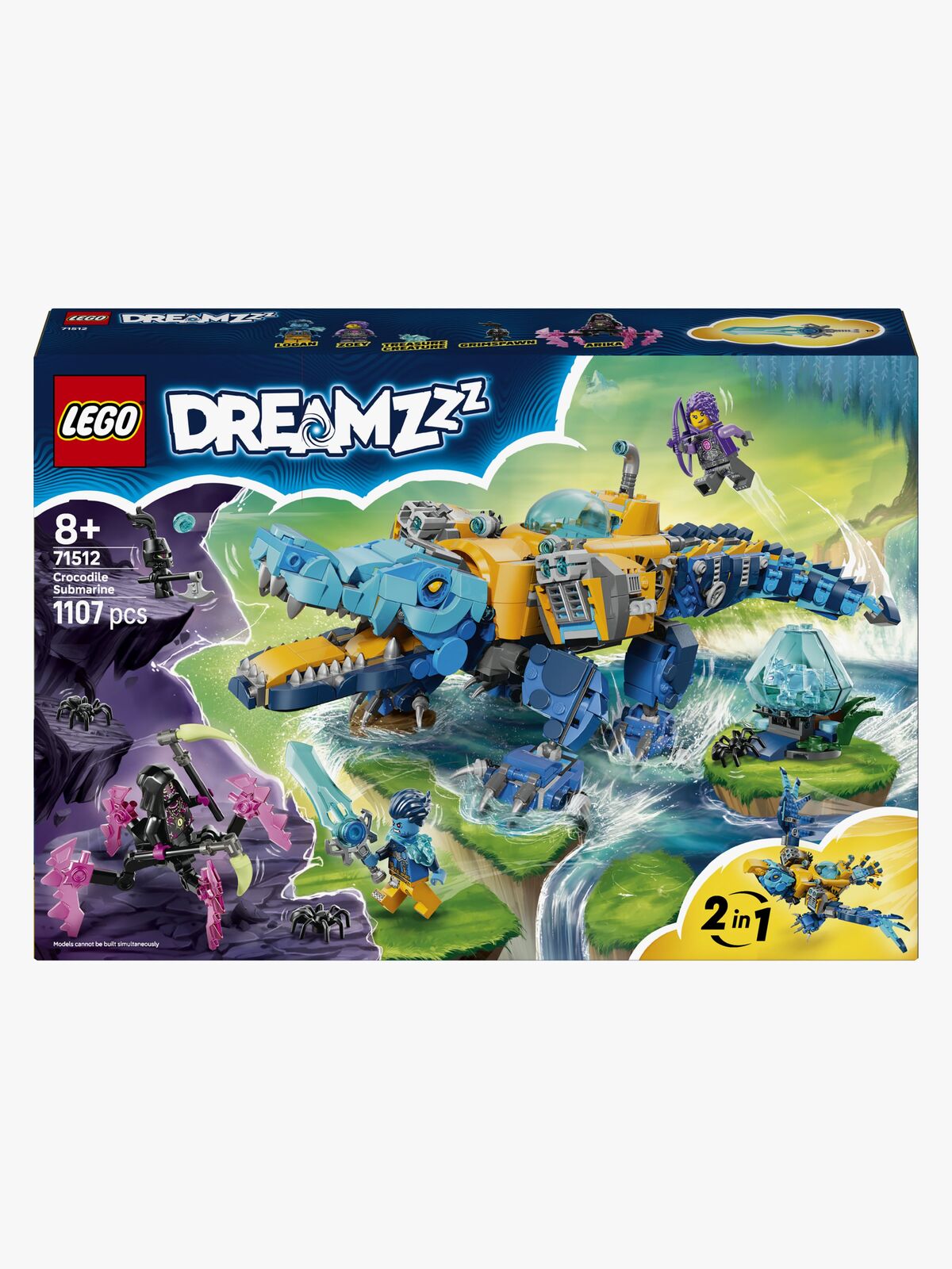 LEGO DREAMZzz 71512 Krokodille-ubåd