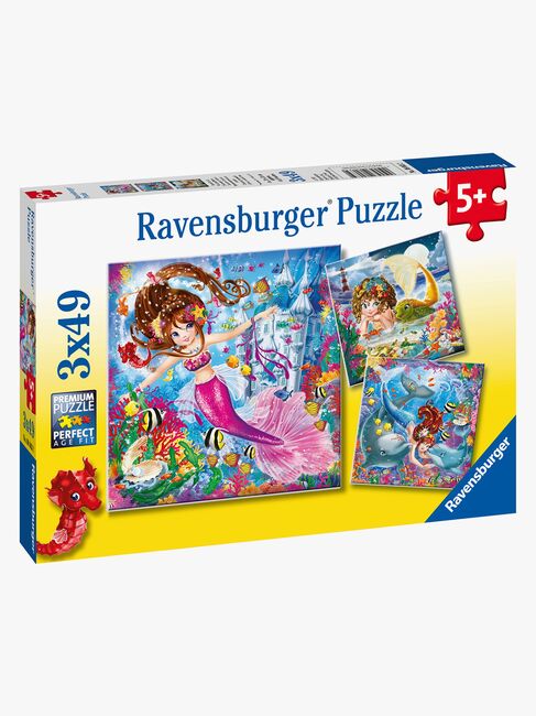 Ravensburger Puslespil Charmerende Havfruer 3x49 Brikker