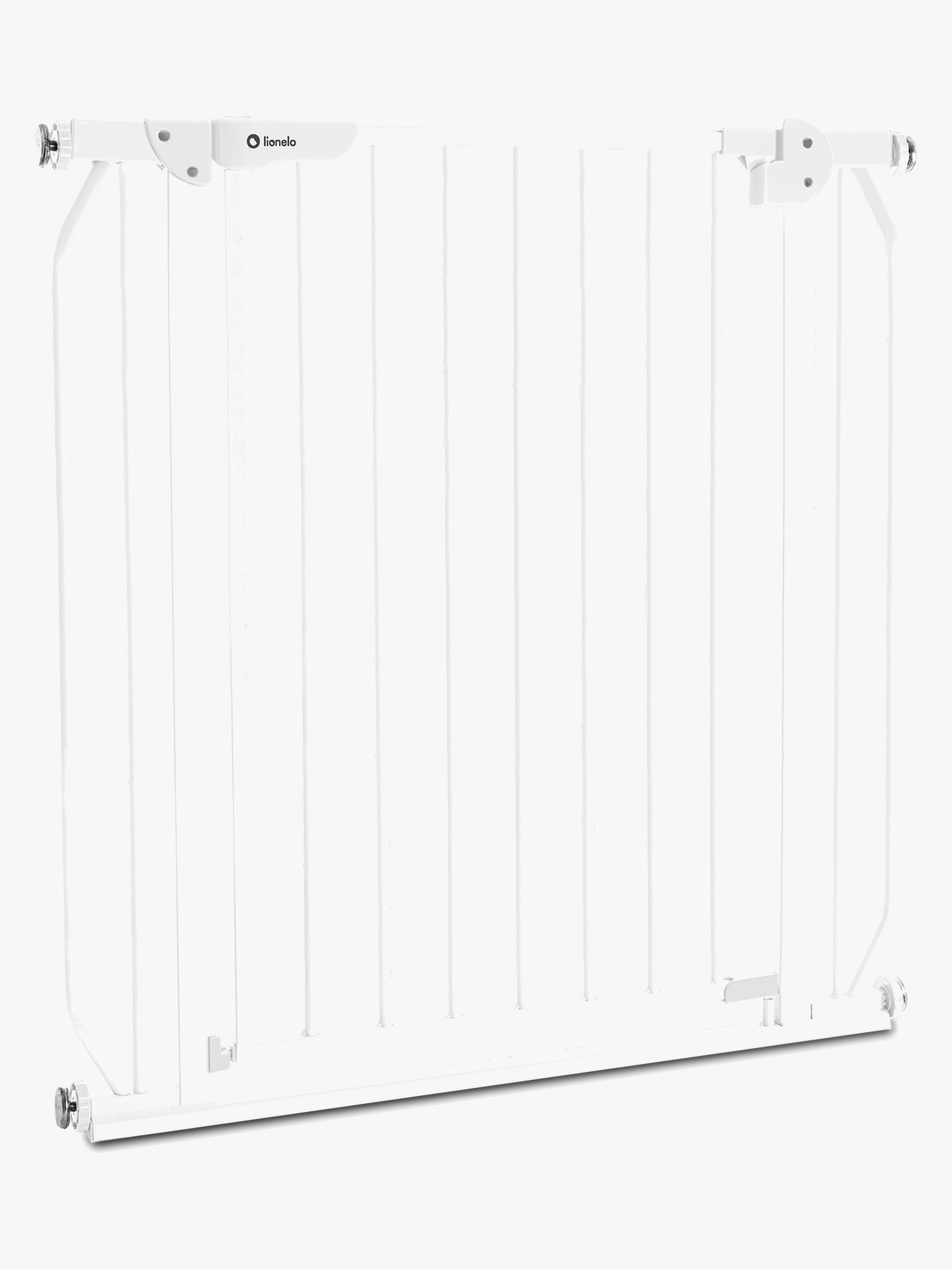 Lionelo Truus Slim Sikkerhedsgitter, White, Børnegitter