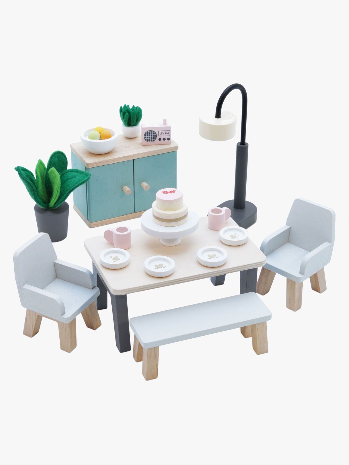 Le Toy Van Spisestue Dukkehusmøbler 18 Dele