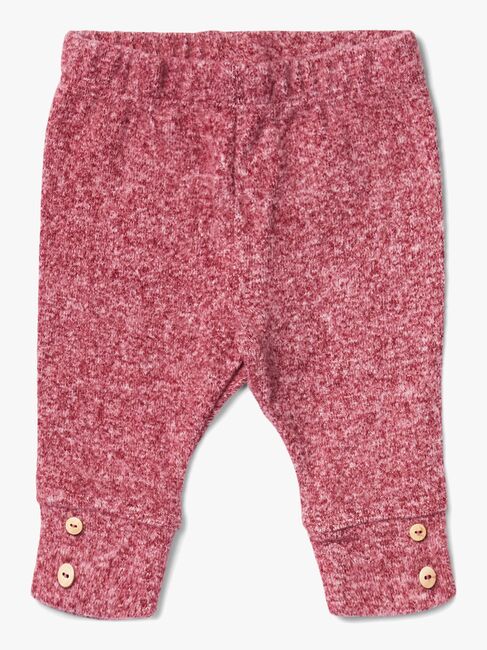 Luca & Lola Melissa Leggings Baby, Dark Pink Melange
