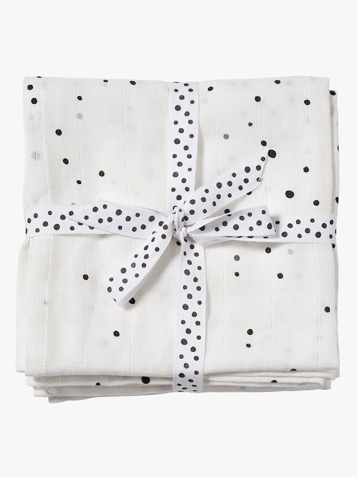 Done By Deer Stofble Dreamy Dots 120x120 2-pak, White