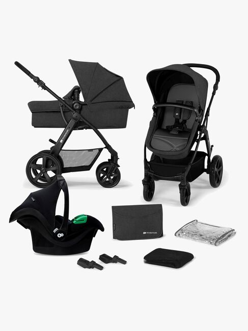 Kinderkraft MOOV CT 3-in-1 Mink Pro Kombivogn, Black