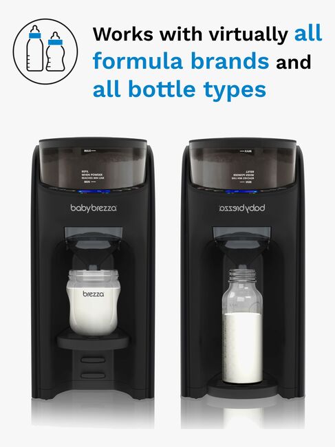Baby Brezza Formula Pro Advanced Modermælkserstatnings- og Vællingemaskine, Black