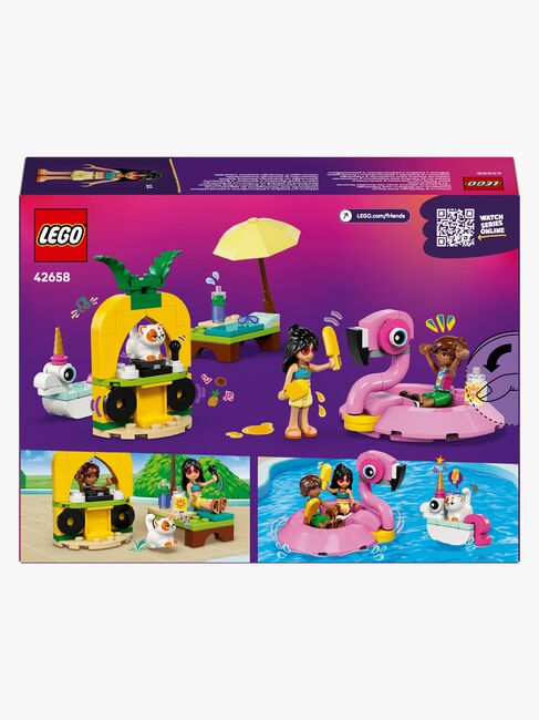 LEGO Friends 42658 Poolparty med enhjørning og flamingo
