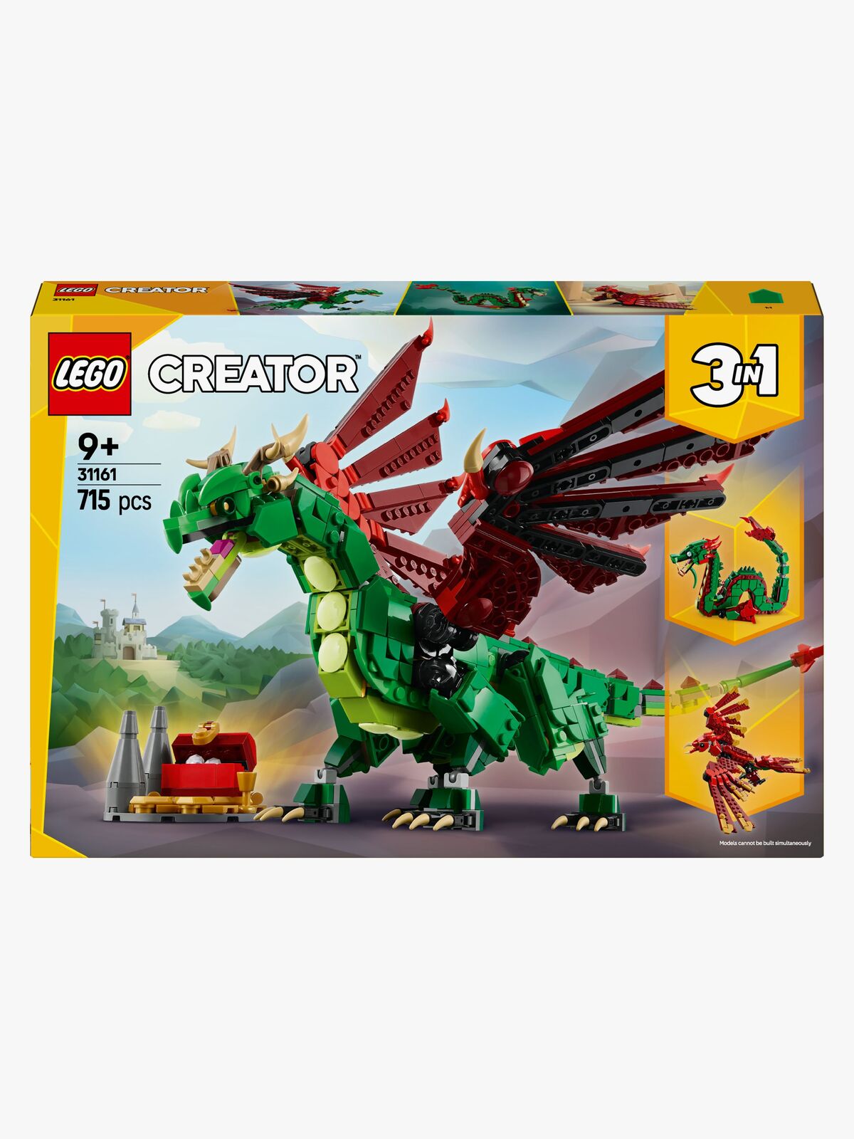 LEGO Creator 31161 Middelalder-drage