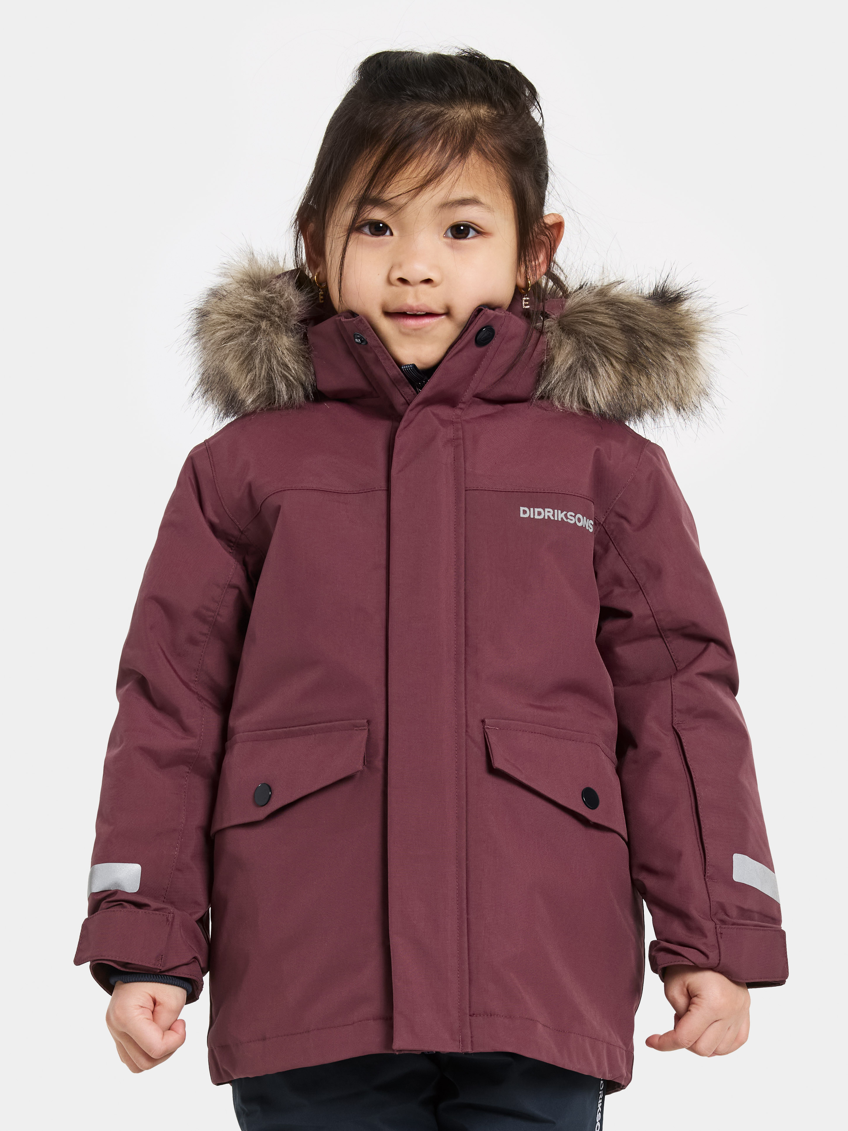 Didriksons Bjärven Vinterjakke, Anemon Red, 100