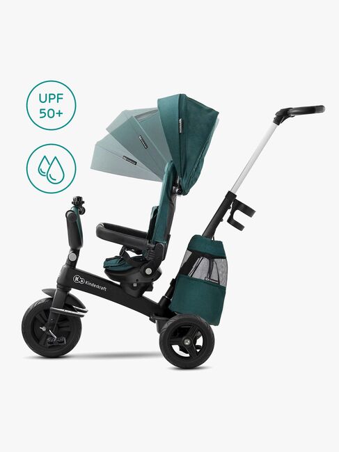 Kinderkraft EASYTWIST Midnight Trehjulet Cykel, Grøn