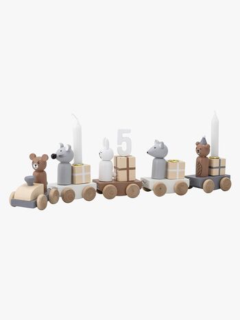 Bloomingville MINI Fødselsdagstog Junaid, Brun